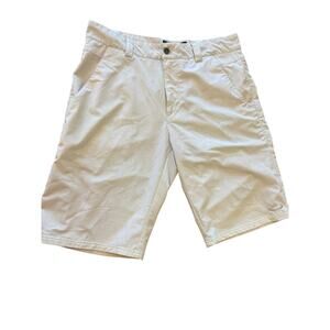 Vintage Y2K OAKLEY Cream 12 inch inseam shorts Men size 34